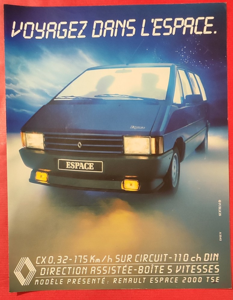 Press advertisement: 1984 - Renault automobile 3 pages