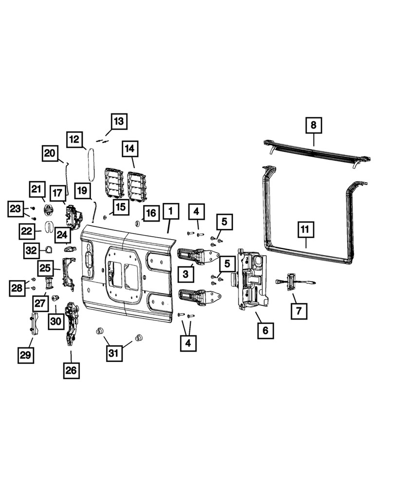 Genuine Mopar Plate 68353368AB