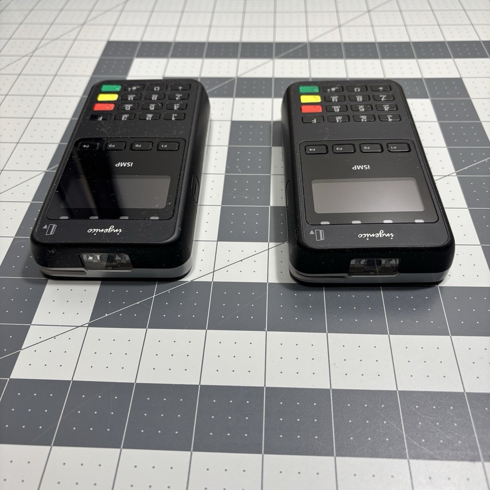 Ingenico iSMP Credit Card Reader Lot 4 Function Buttons PIN Numbers Swipe Insert