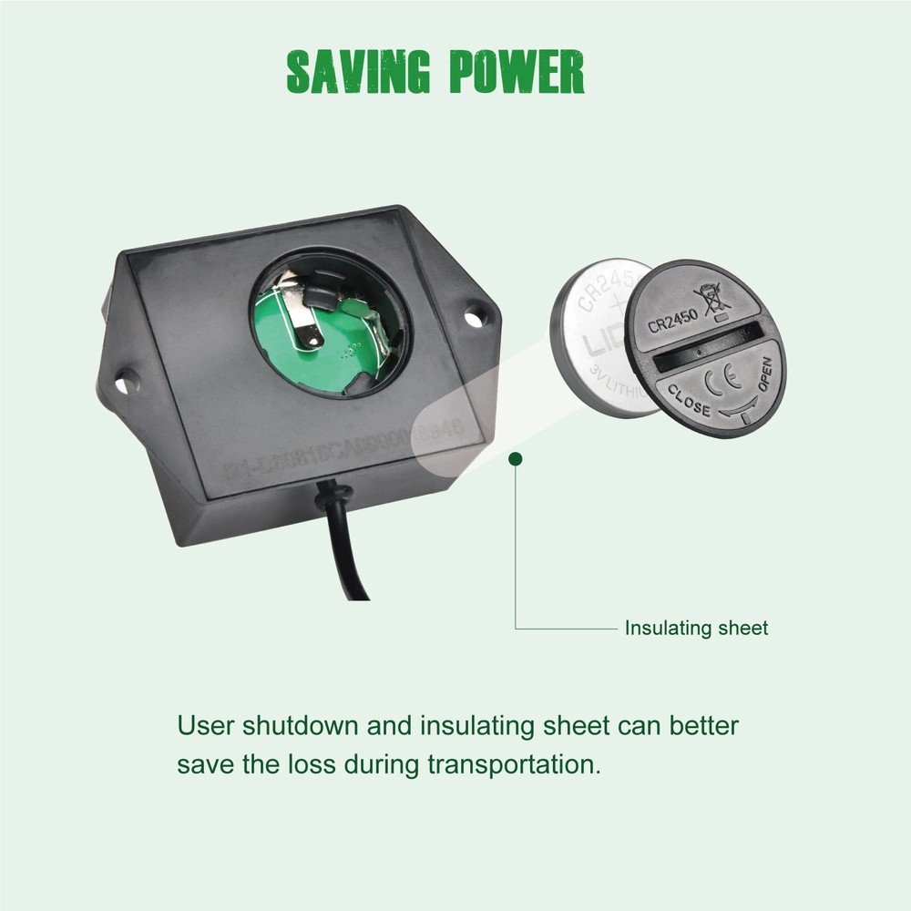 Digital Small Engine Tachometer Hour Meter,Resettable Hours,Replaceable Batte...