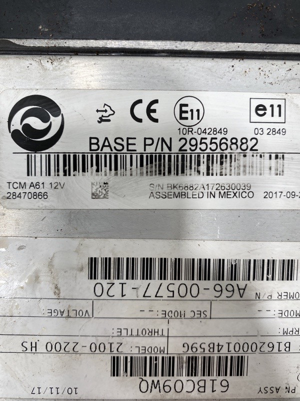 Allison Transmission Control Module 29556882 (357-10319)