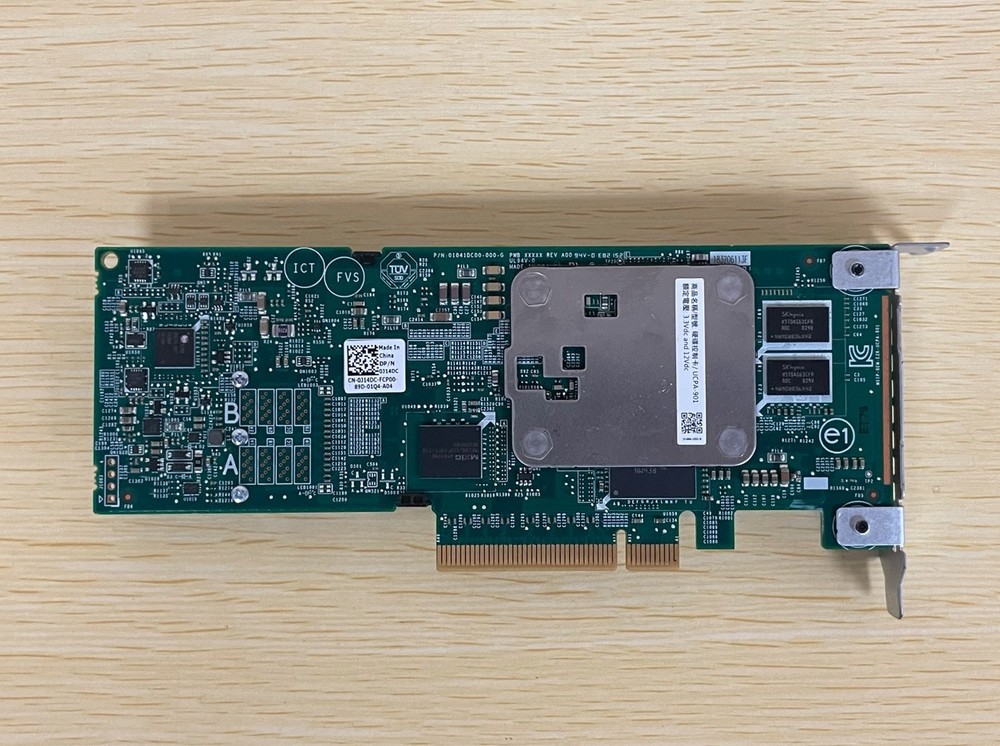 Dell PCI-E Dual Port SATA/SAS Raid Controller Card J14DC Half Height