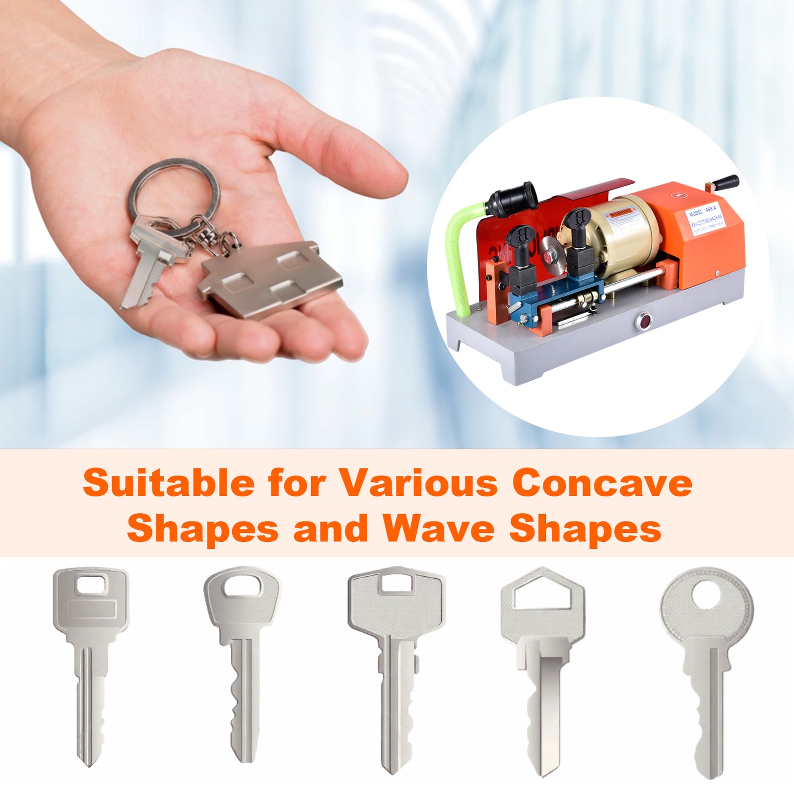 Key Cutting duplicating Machine Cutter Car Key Copier Locksmith Tools