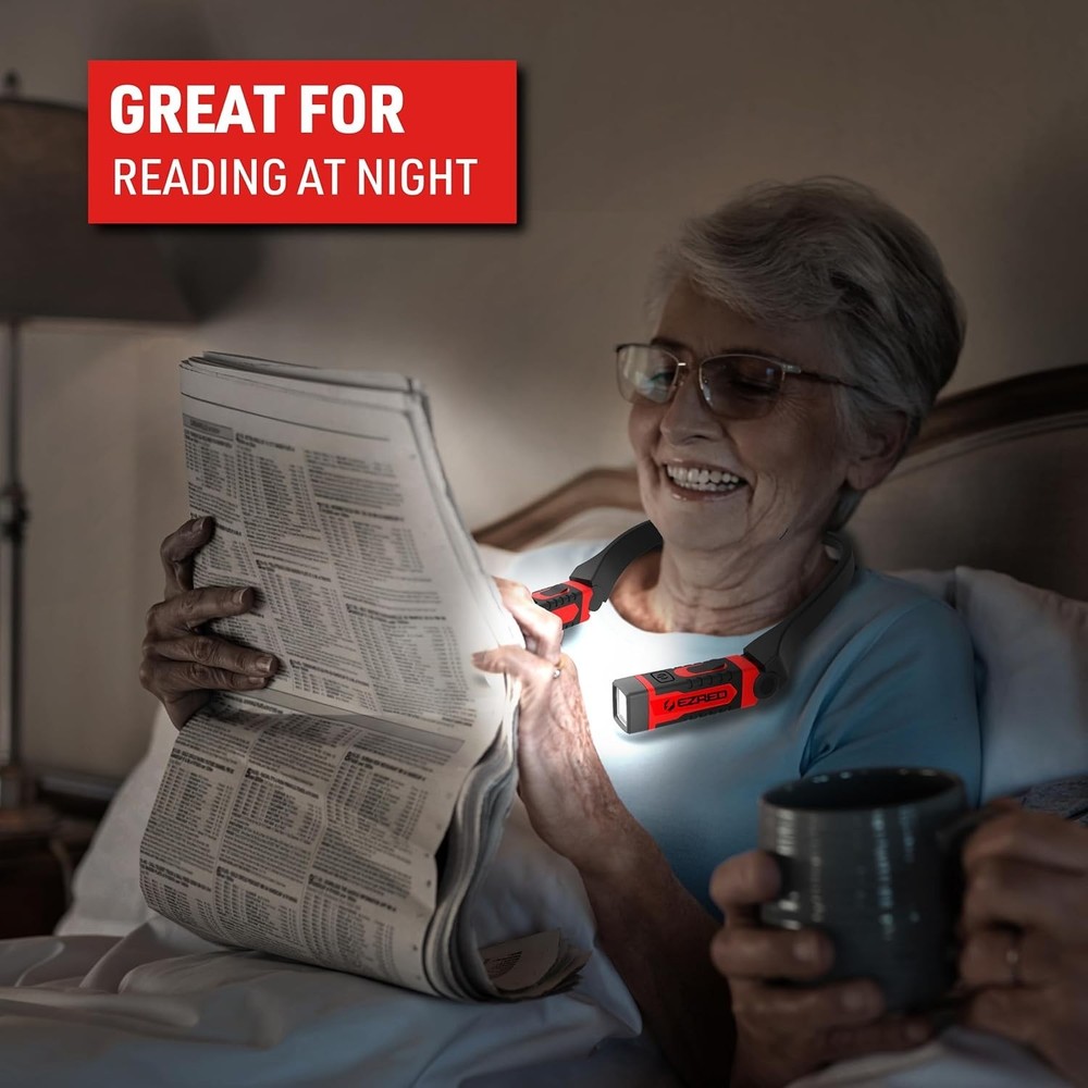 Innovative Neck Light - USB Rechargeable, 9 Hours Runtime