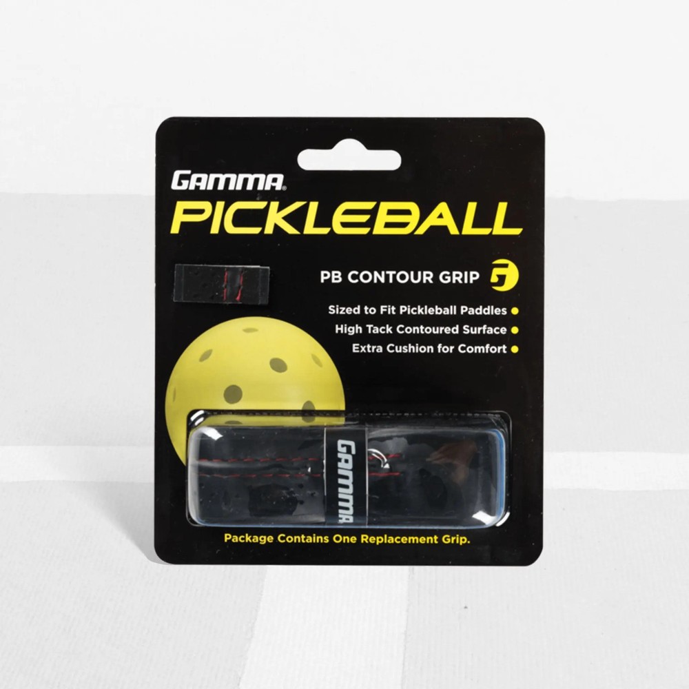 Gamma Pickleball Contour Grip Black, Comfort & Control