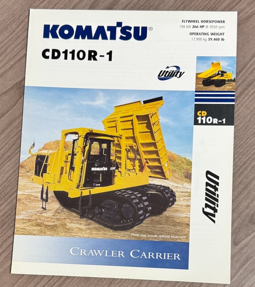 KOMATSU BROCHURE CD110R-1