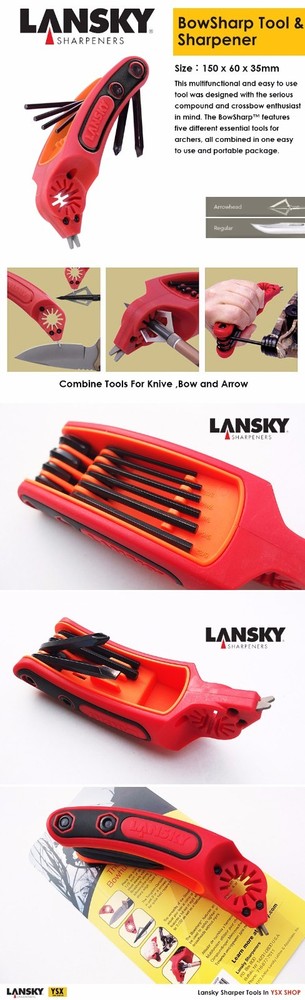 LANSKY Sharpeners 12 Functions Multi Bowsharp Tool and Sharpener