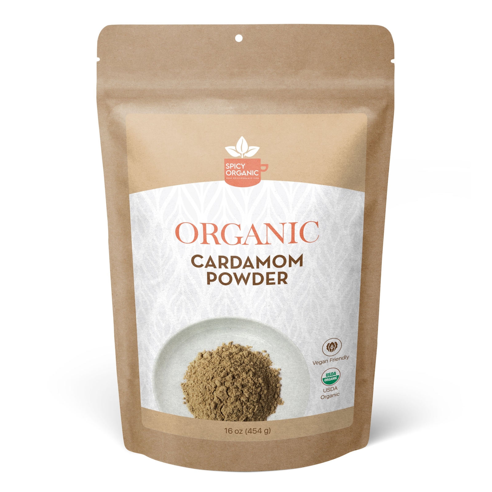 Organic Cardamom Powder- USDA Certified- Great for Cooking, Baking and Beverages