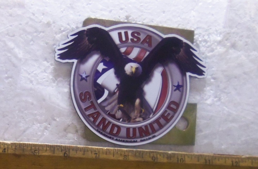 USA Stand United with Eagle - XLarge Magnet