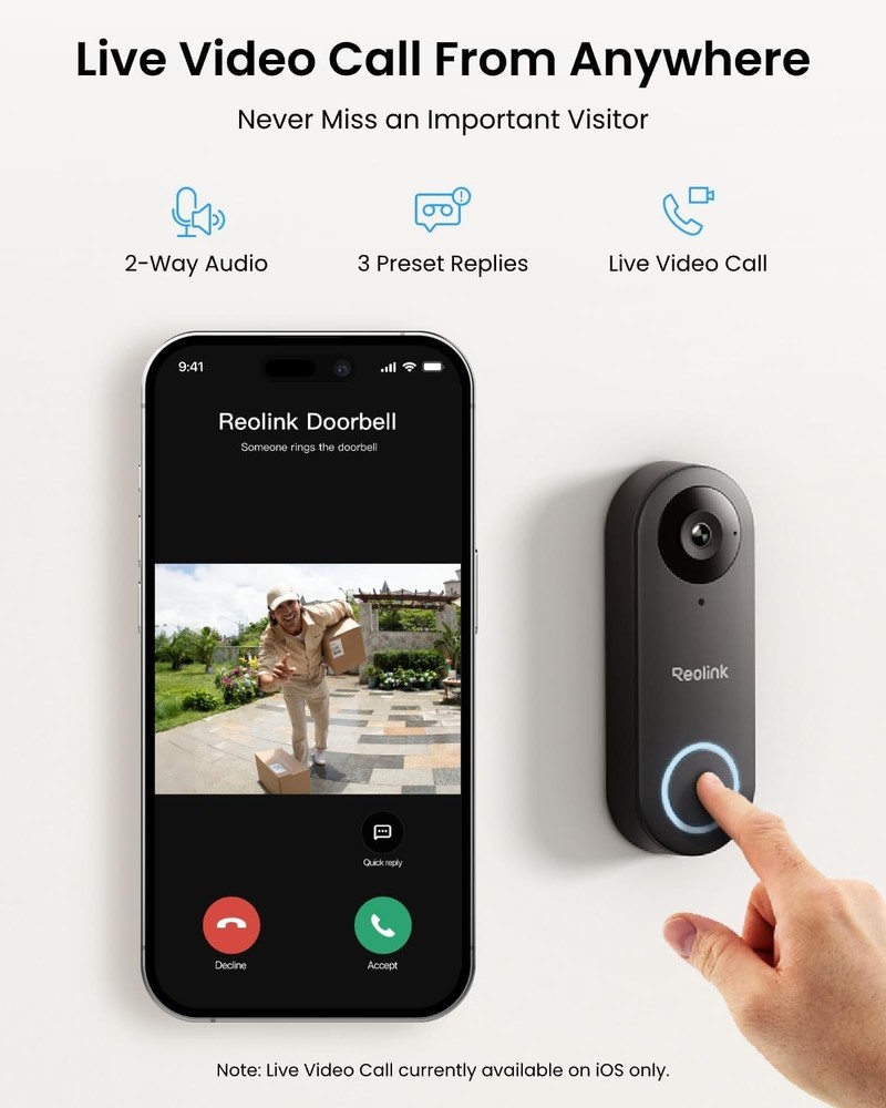 Customized Chime V2 Video Doorbell - Local Storage