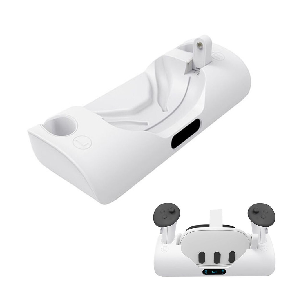 VR Glasses Helmet & Controller Charging Base with Indicator Light For Quest 3