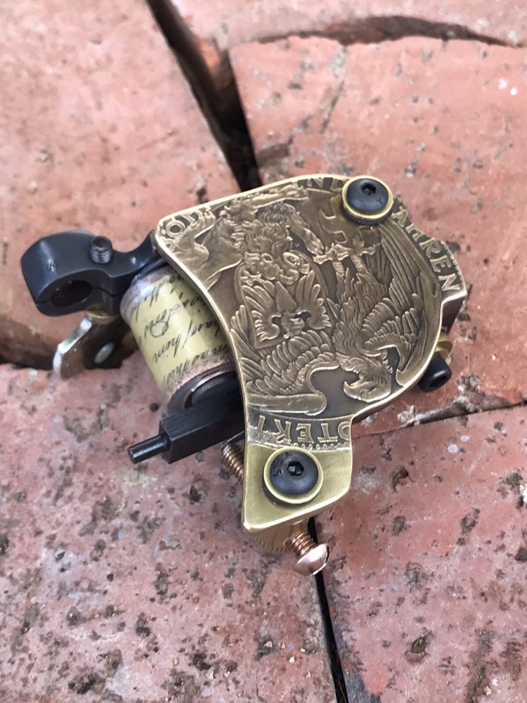 professional handmade tattoo machine eagle battle lion liner