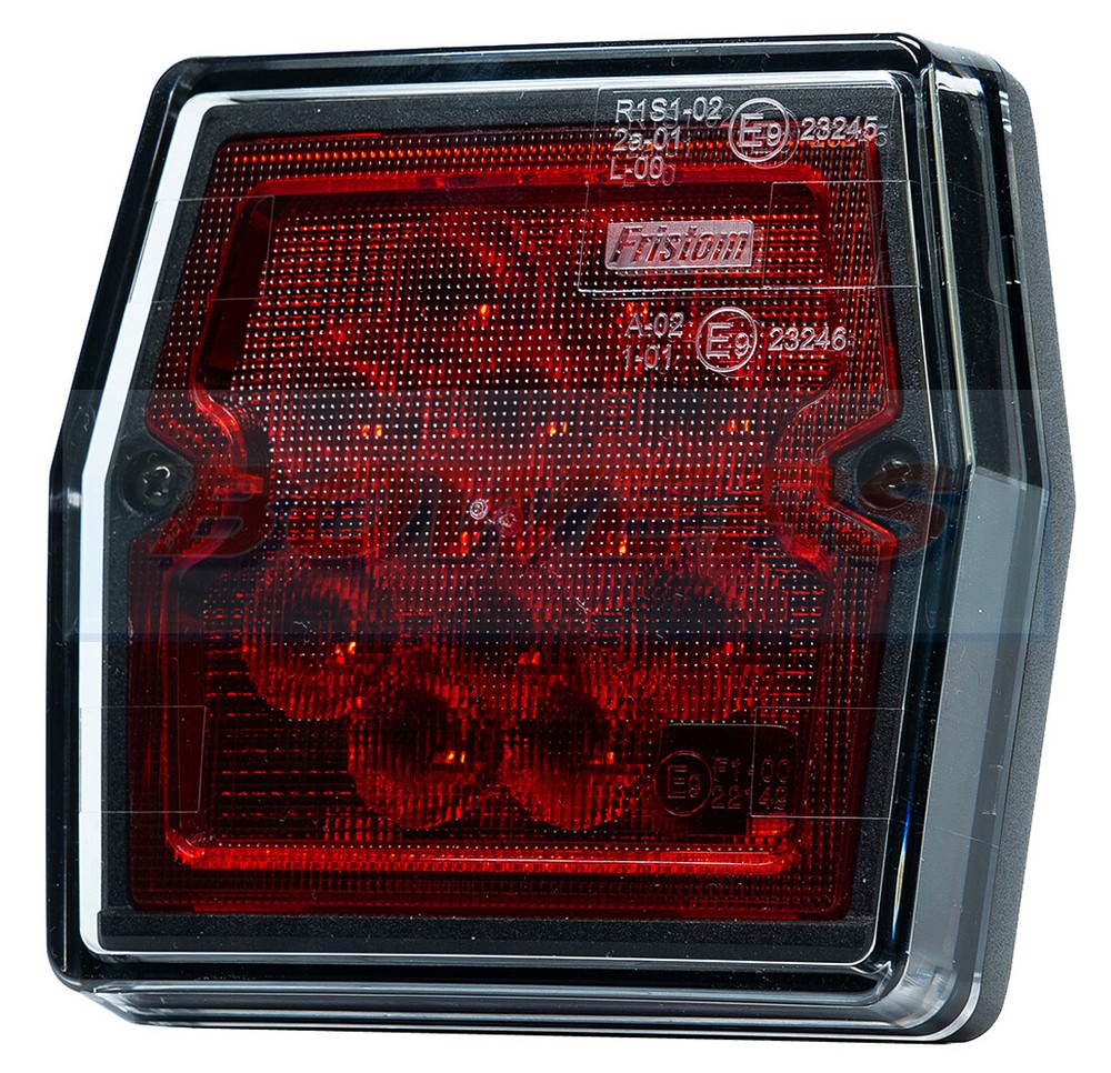 12v UNIVERSAL LED REAR SQUARE FOG LIGHT LAMP  TRAILER E-APPROVED SVA ECE