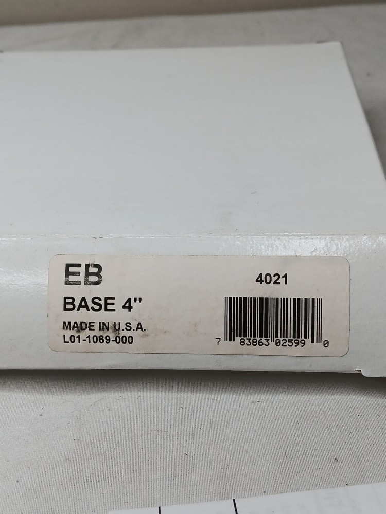 FIKE SYSTEM SENSOR EB BASE 4″ PLUG-IN DETECTOR BASES L01-1069-001