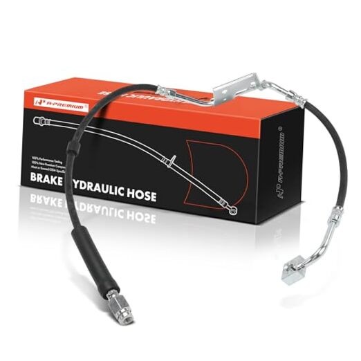 Front Driver Side Brake Hydraulic Hose Compatible with Dodge Models - Ram