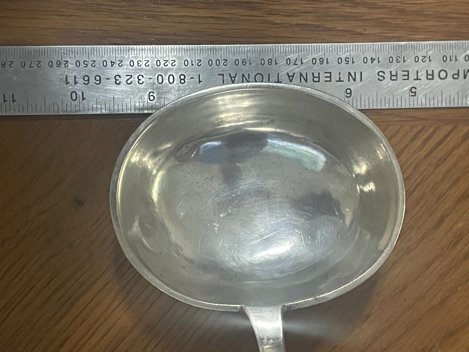 LARGE ANTIQUE Johann Heinrich Lorenz Kleucker 12-lot SILVER PUNCH LADLE 201 g