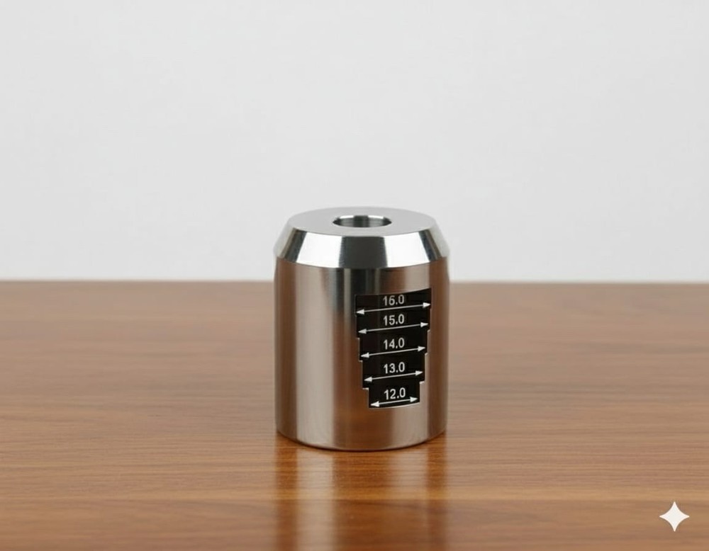 Stainless Steel Variable Width Weighted Safety Razor Storage Stand For Feather