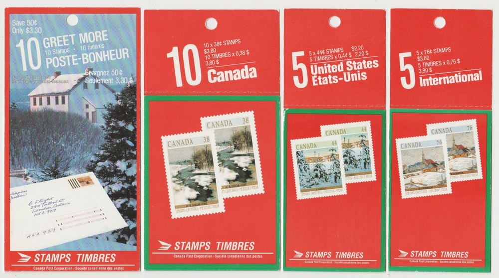 Canada #BK106-107-108-109 Mint high value.