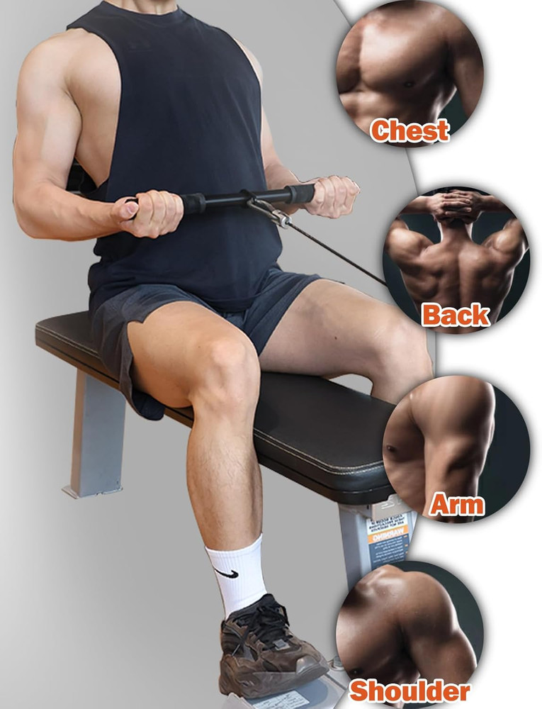 LAT Pulldown Attachments,Cable Machine Accessories for Home Gym, Durable and Rel