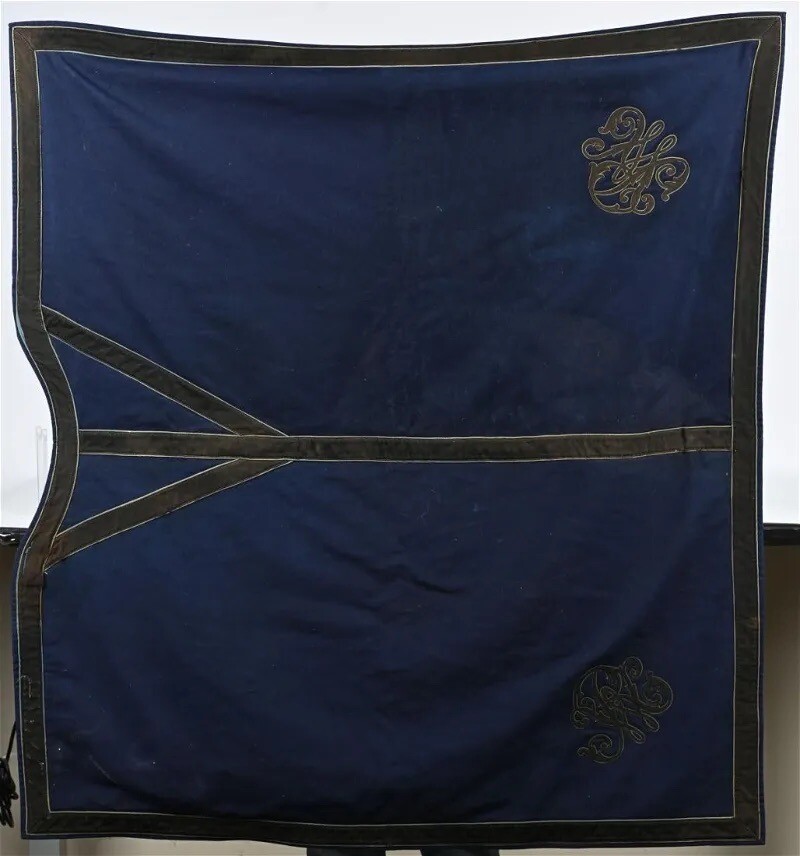 FUNERAL PROCESSION HORSE BLANKET