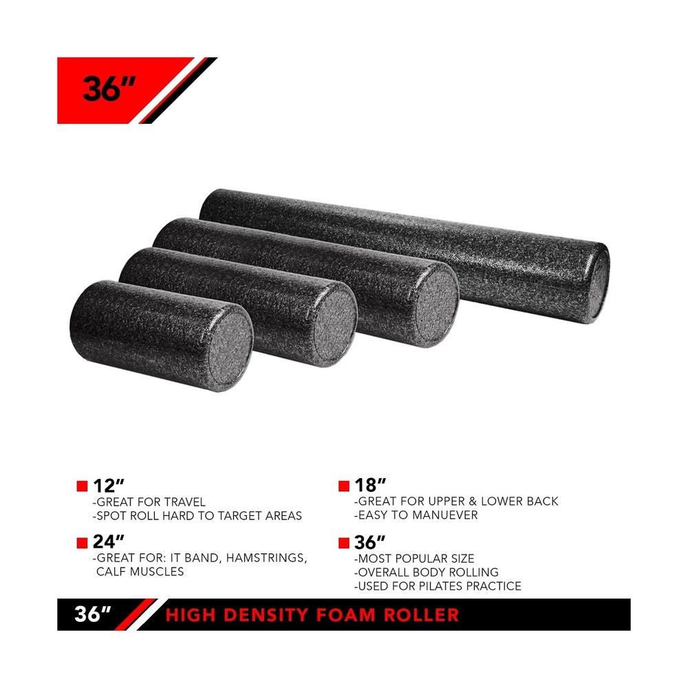 JFIT High Density Foam Roller – EPP Deep Tissue Massage Roller ... FAST US