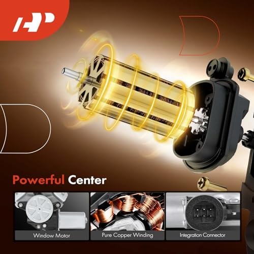 Front Left Driver Side Electric Power Window Regulator with Front Driver (LH)