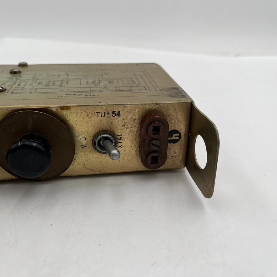 VTG Military Signal Corps Radio Transponder TUNING UNIT TU 54 BC 610