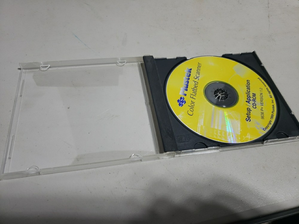 Plustek Color Flatbed Scanner 1999 PC Cd Rom Setup Application P+ Version 1.0