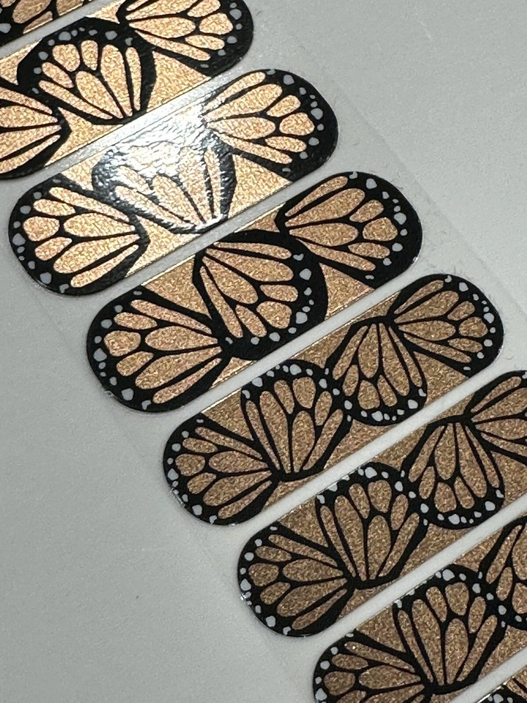 Jamberry BUTTERFLY EFFECT, 1/2 Sheet, Great Spring / Summer Wrap
