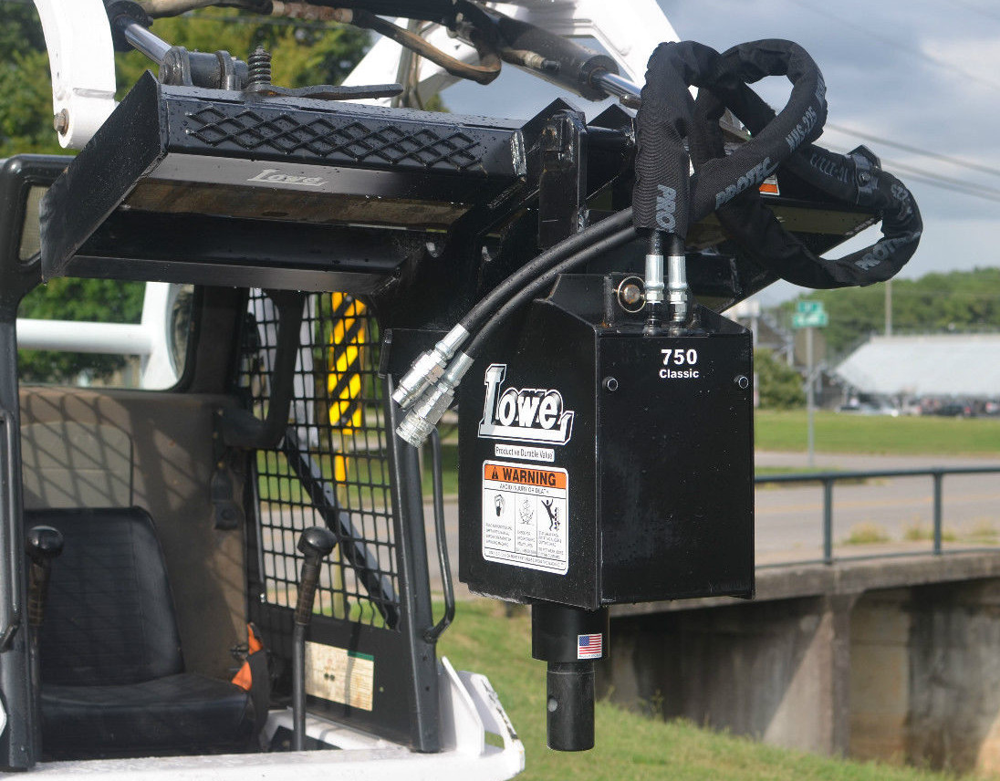 Lowe 750 Classic Round Auger Drive Digger Attachment Fits Skid Steer Loader