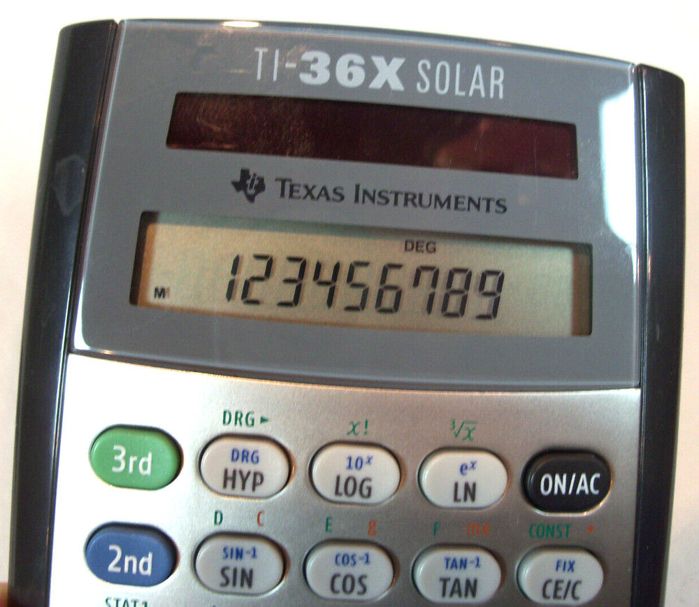 Texas Instruments TI-36X Solar Calculator