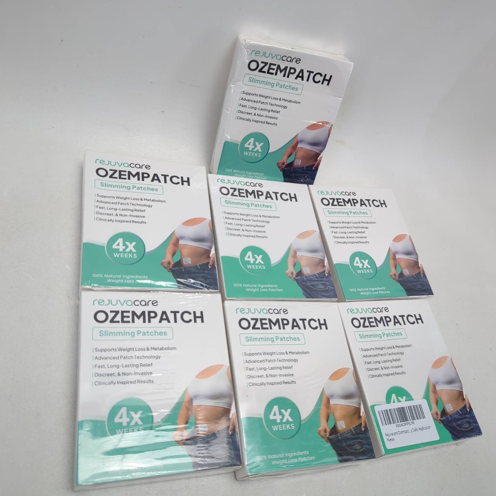 7 Rejuvacare OzemPatch Tonepatch Slimming Patches Lot Of 7 Months 210 Count