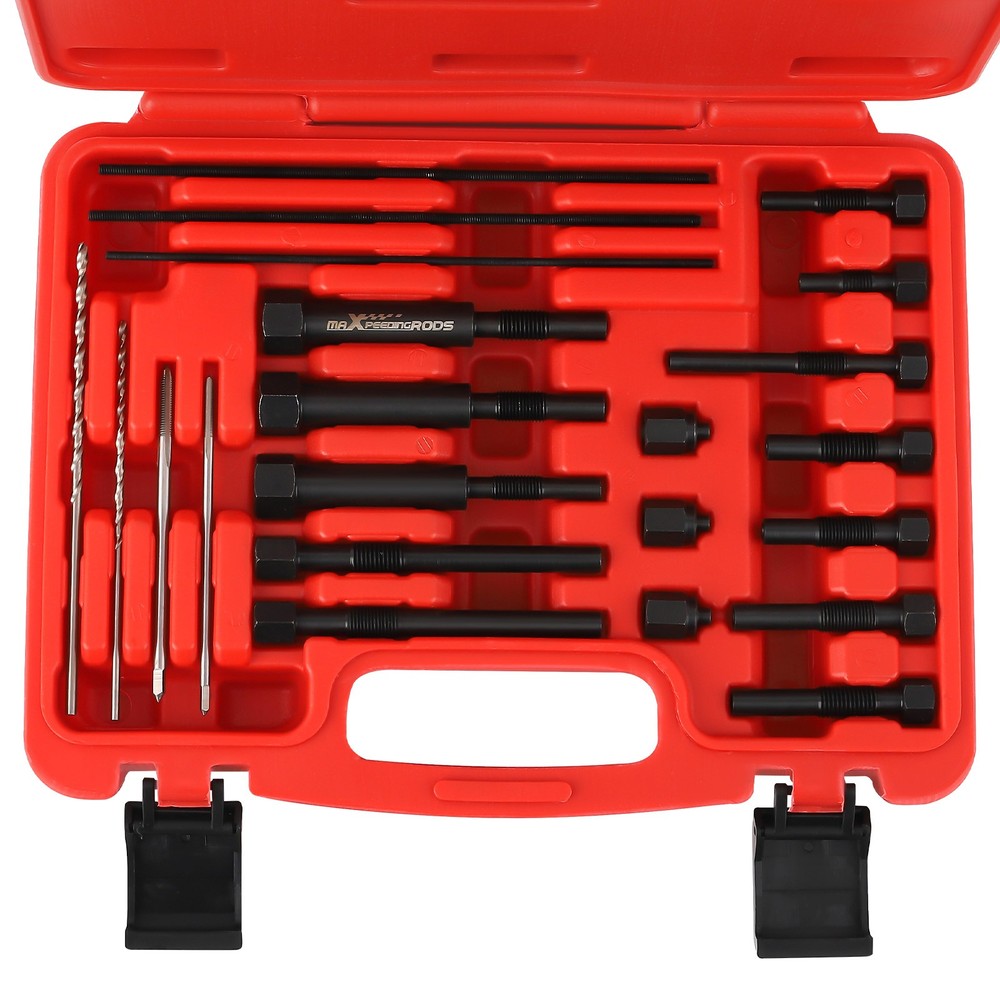 Glow Plug Electrodes Remover Extractor Remover Tapper Tool Kit M8&M10 Threads