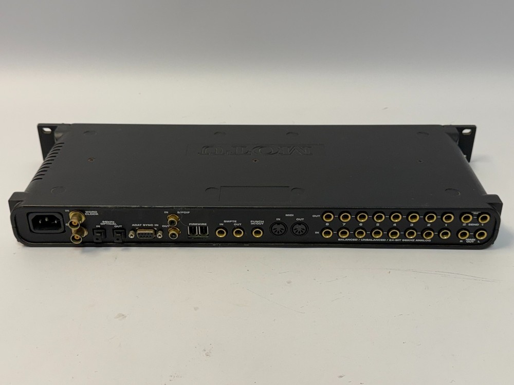 MOTU 828 MKII FireWire Audio Interface – Powers On, Untested – AS‑IS