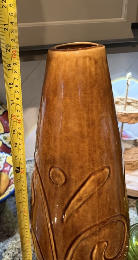 Rust Colored Decorative Vase