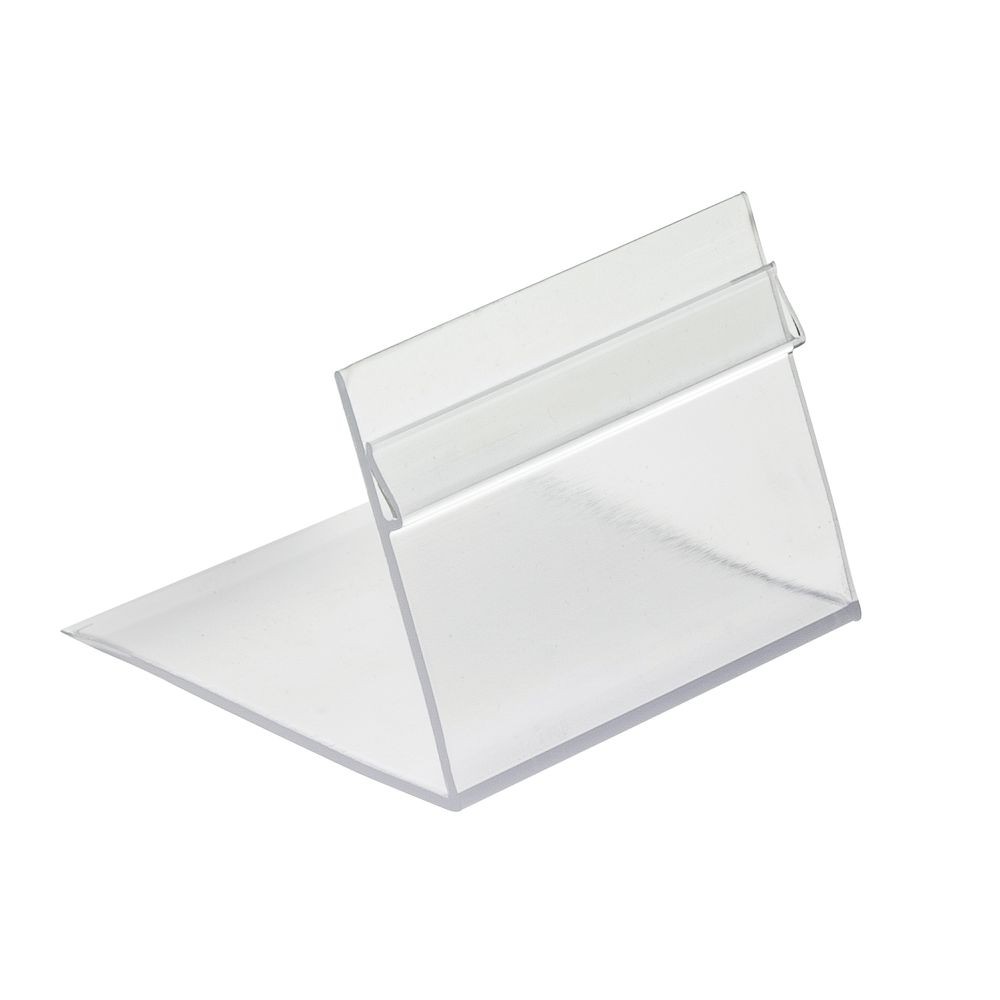 Hubert Clear Plastic Easel - 1"H x 2"L