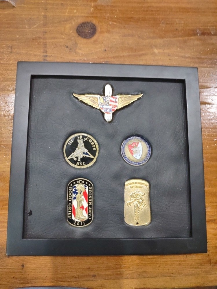 ARMY MEDAL WALL DISPLAY Real