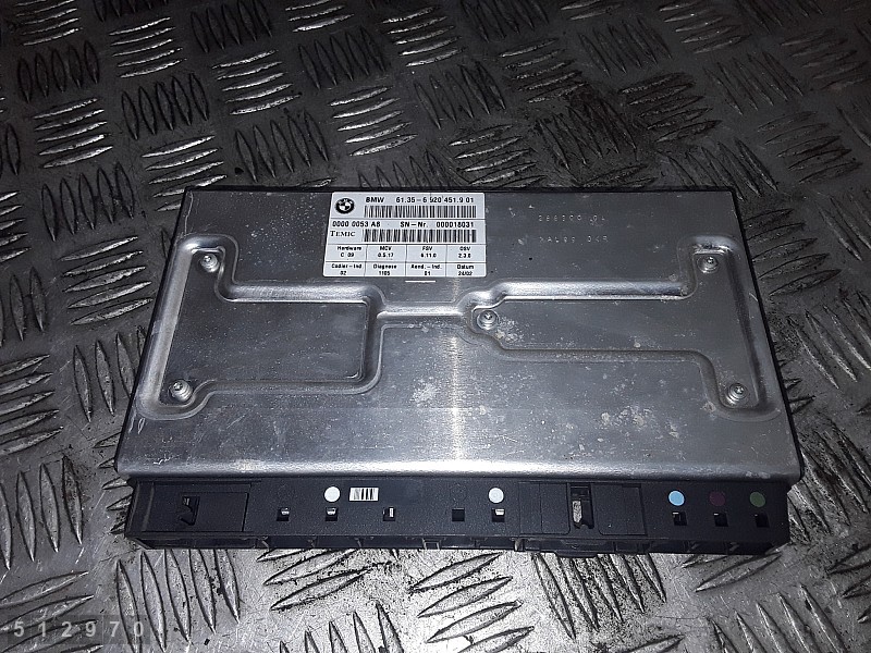 2002 BMW 7 SERIES E65 ECU CONTROL UNIT REAR RIGHT SIDE 6920451