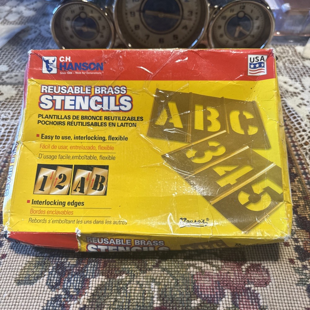C.H. Hanson reusable brass stencils