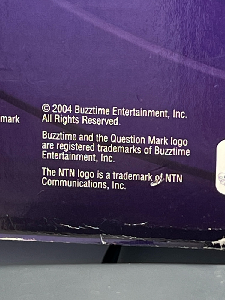 Vintage Buzztime Home Trivia System Plug N Play System Electronic Interactive