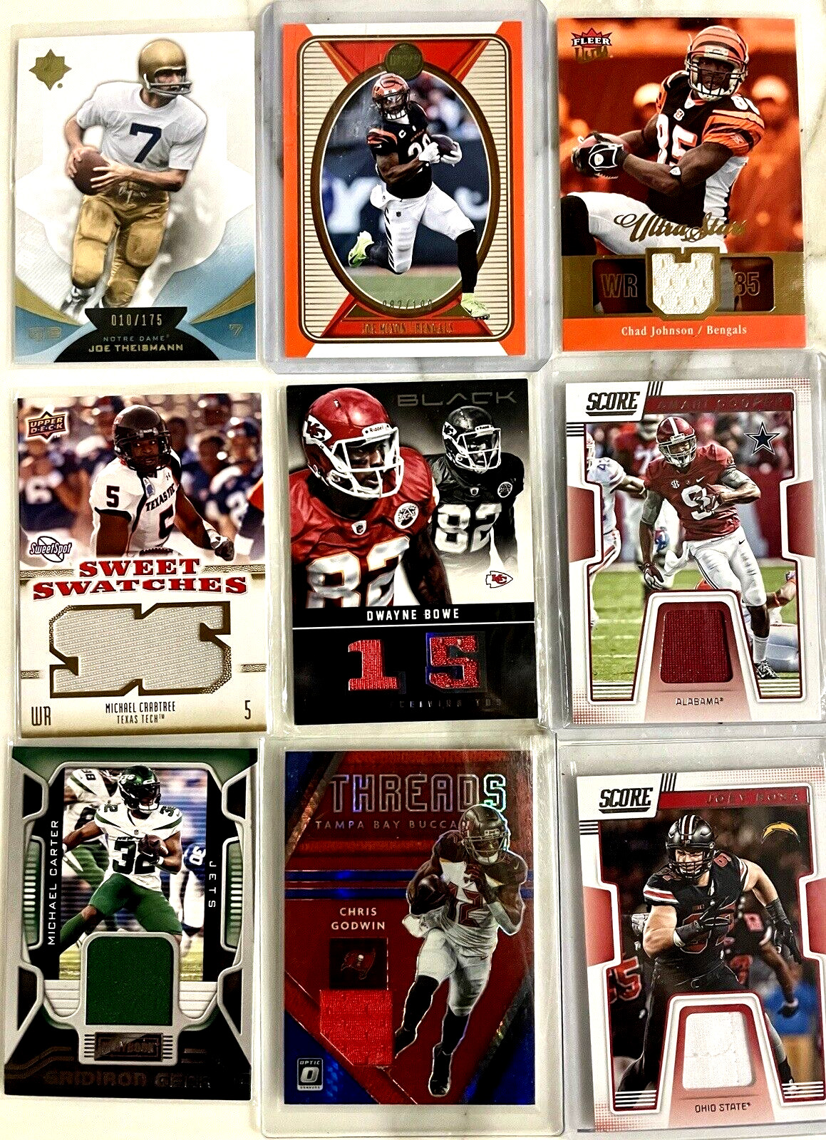 NFL Hot Packs🔥TRUE 1/1 GUARANTEED! 5 Hits/10 RCs/5 Stars! BEST RE-PACK ON EBAY!