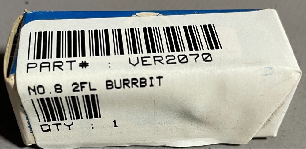 Vernon #8 Size Burr-Bit 2 Flute