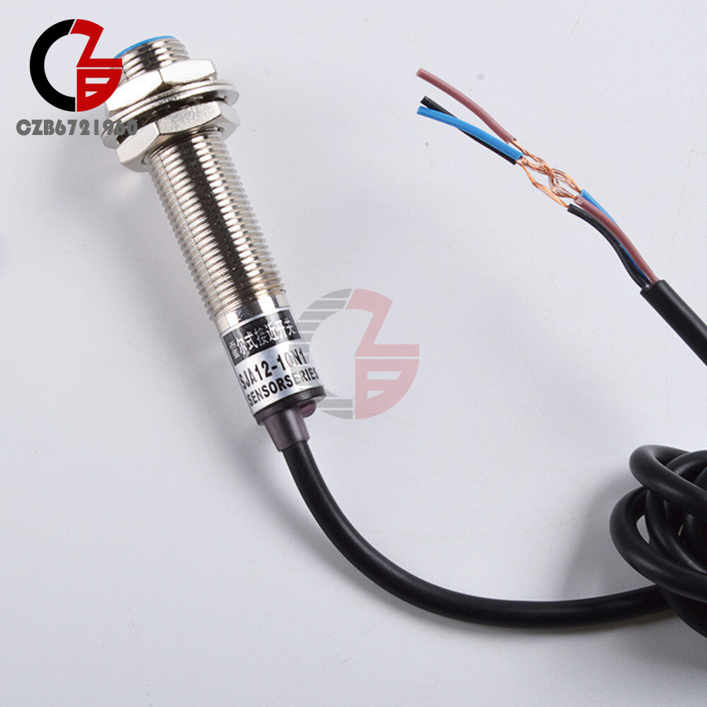Tachometer 4-Digital LED Tach RPM Speed Meter With Hall Proximity Switch Sensor