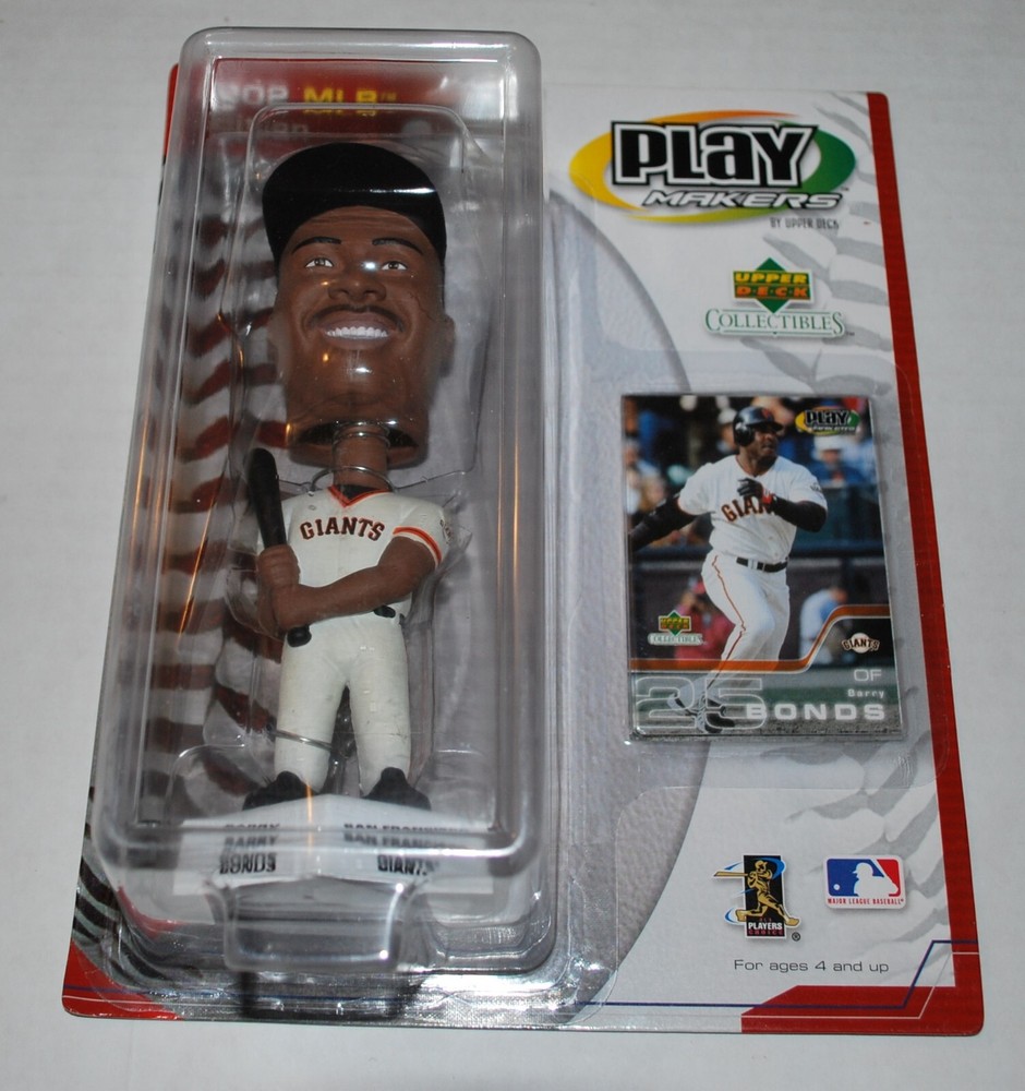 2002 UPPER DECK PLAY MAKERS MLB EDITION BARRY BONDS BOBBLE HEAD BOBBLEHEAD