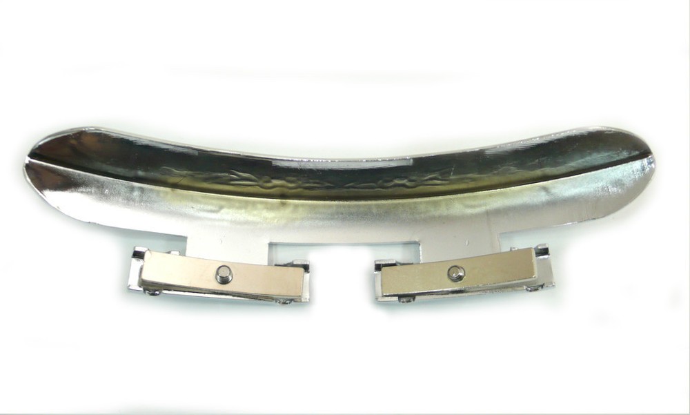 Engrave pattern Banjo Armrest, chrome color surface,1 piece