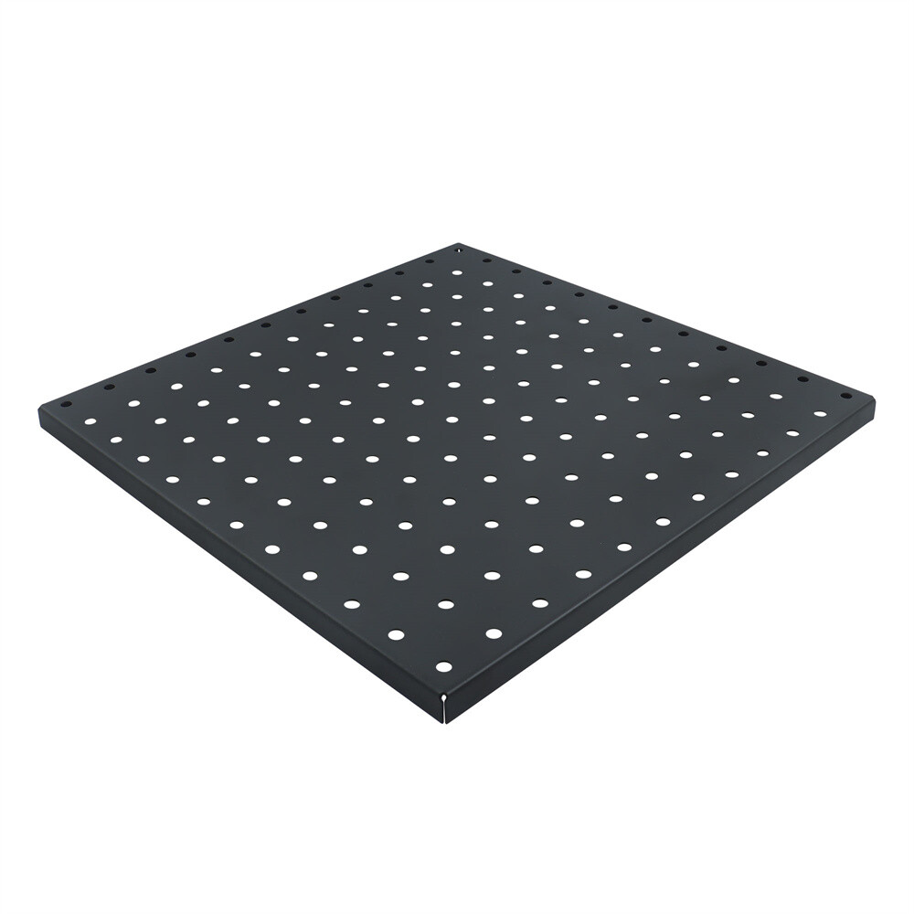 4 Pack Metal Pegboards Black Peg Boards Wall Organizer Panel Storage Hanger Tool
