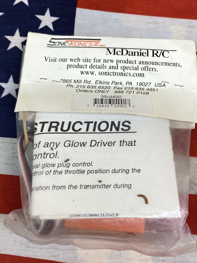 Vintage McDaniel R/C Med490 PC Unit-Program Controller for use with Glow Drivers