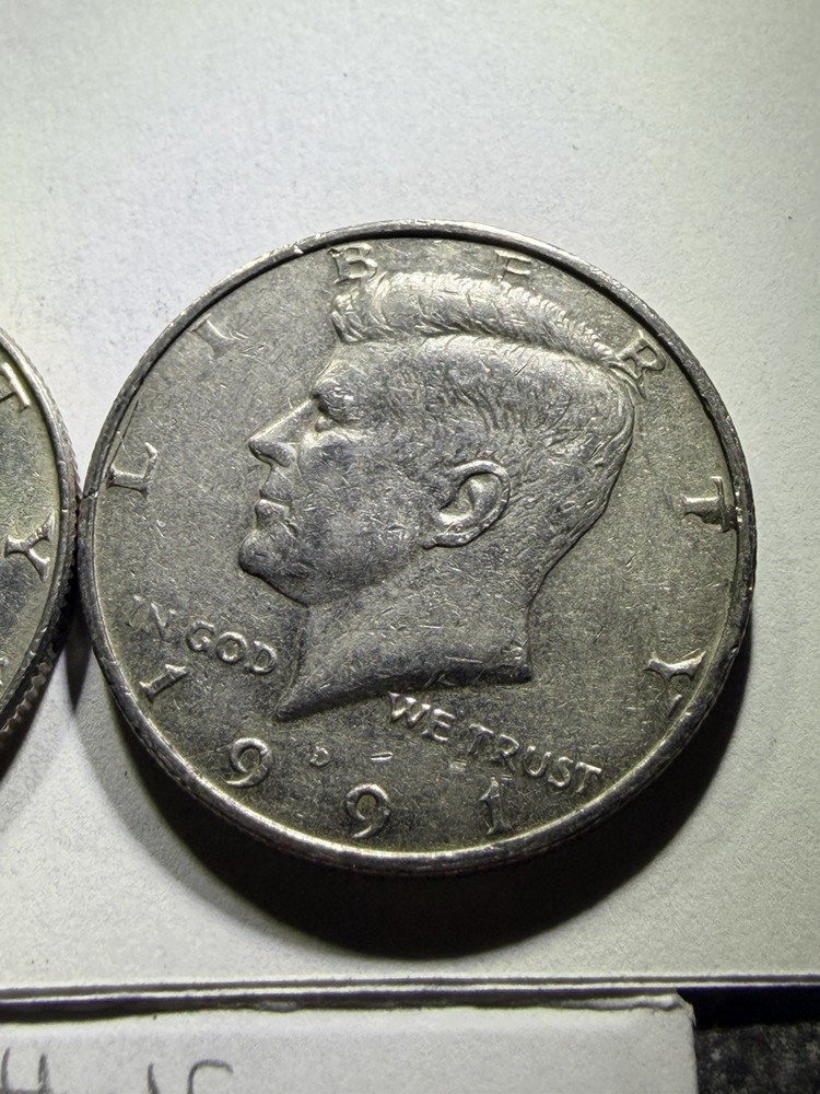 1991 P & D Kennedy Half Dollar (#1663)