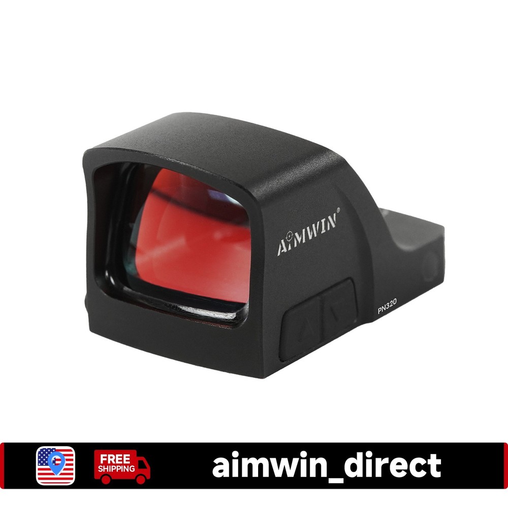 AIMWIN PN320 Open Reflex Sight 2 MOA Dot 32 MOA Circle Concealed Carry Optic