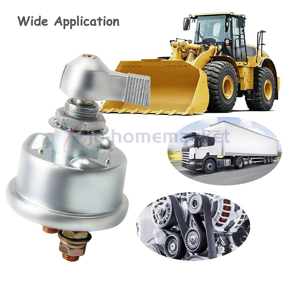 12V Master Battery Disconnect Switch 2 post SPST Kill Cut-Off Nascar Marine ATV